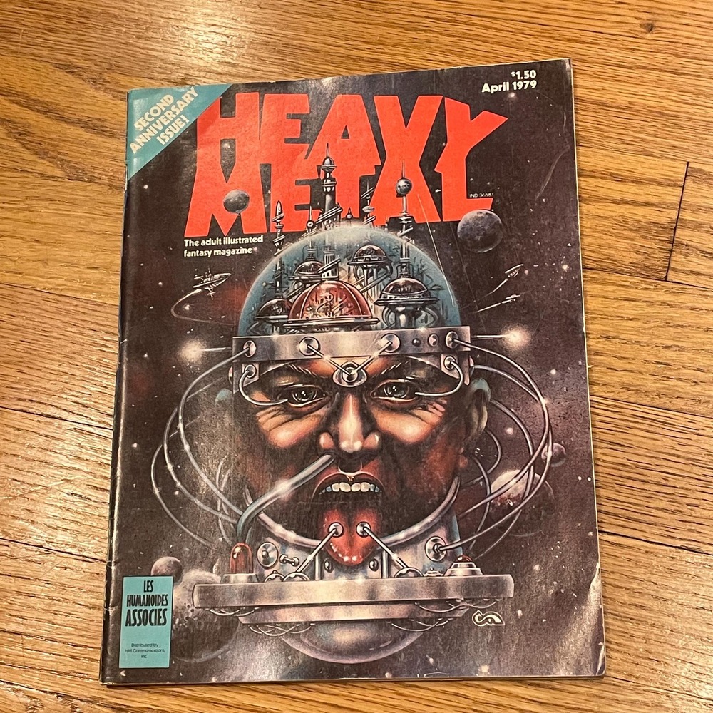 Heavy Metal Magazine April 1979 Alien art Corben Bilal Moebius 2nd Anniversary